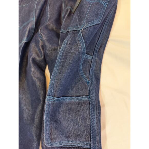 VNT CLENCH 701 JEANS Denim 36x32/31(See Pics)Baggy Carpenter Wide Skater Style - Picture 9 of 16